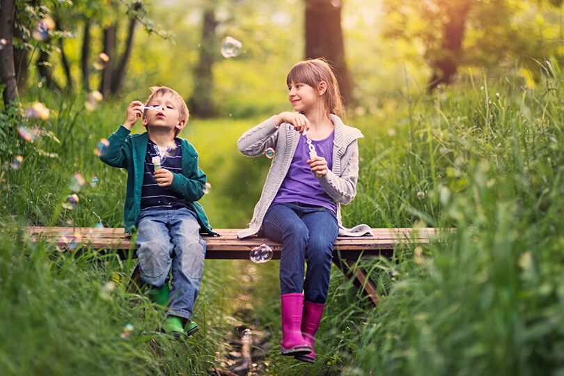 Seifenblasen Kinder